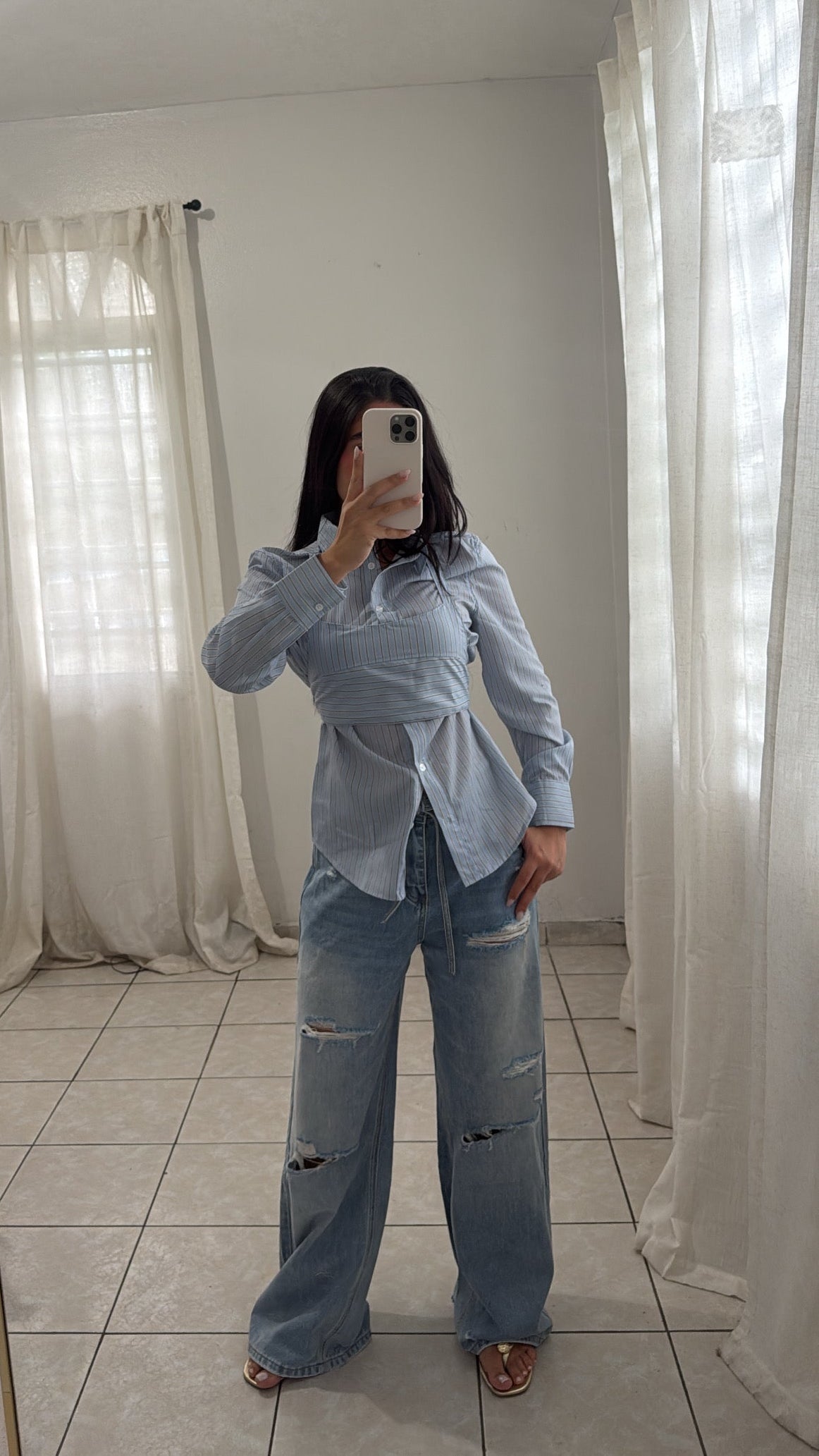 Pinstripe Shirt