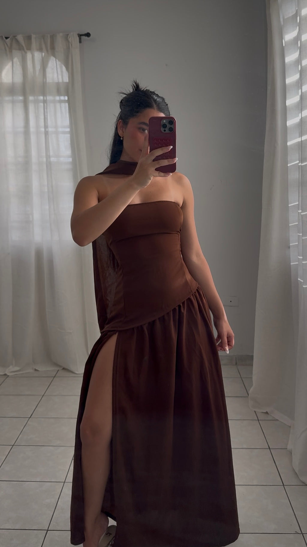 Espresso Long Dress