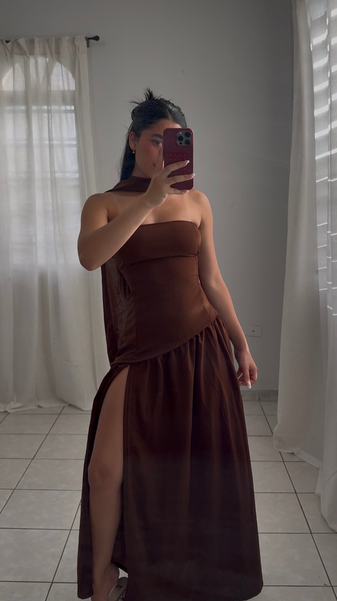 Espresso Long Dress