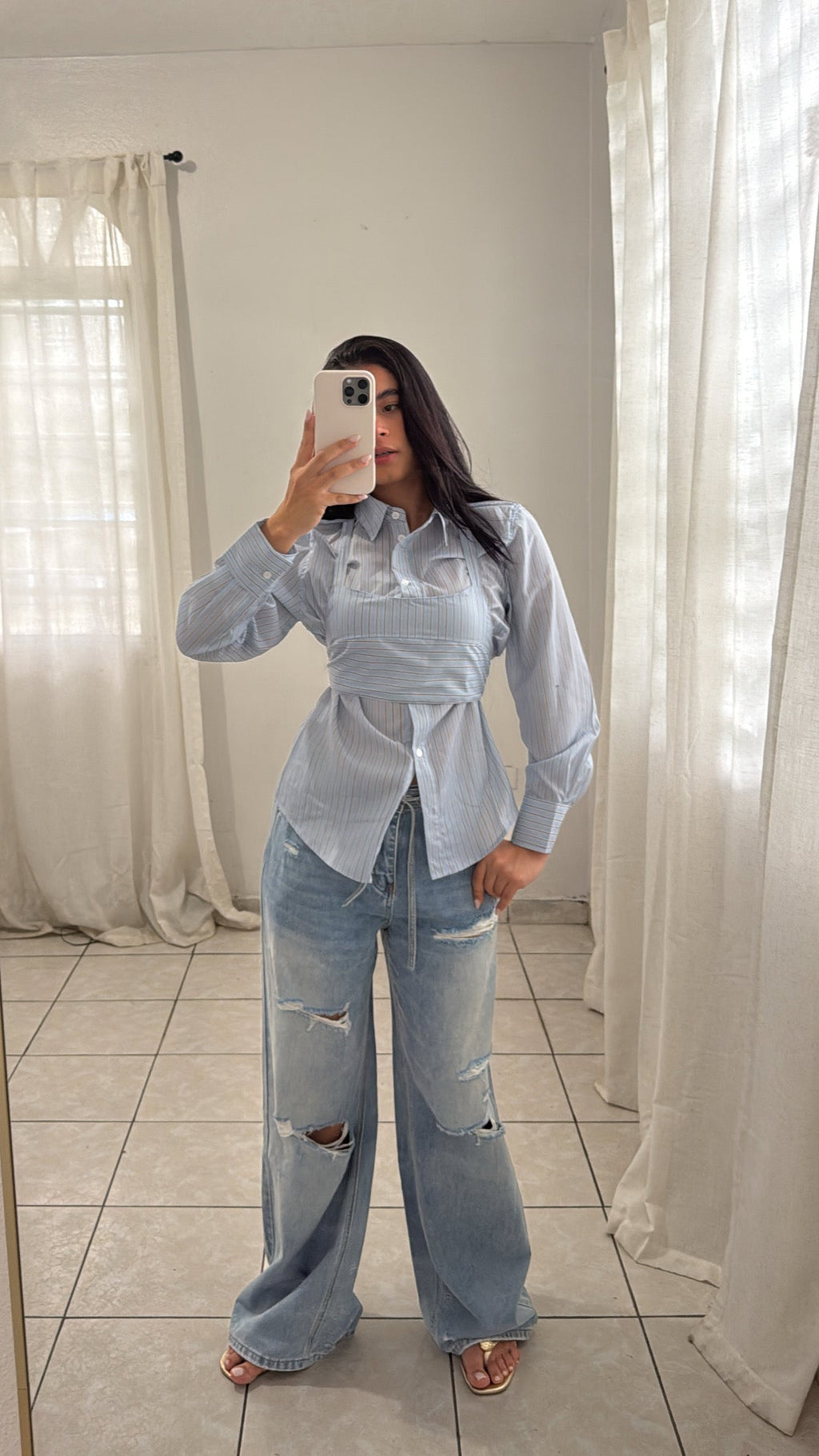 Pinstripe Shirt