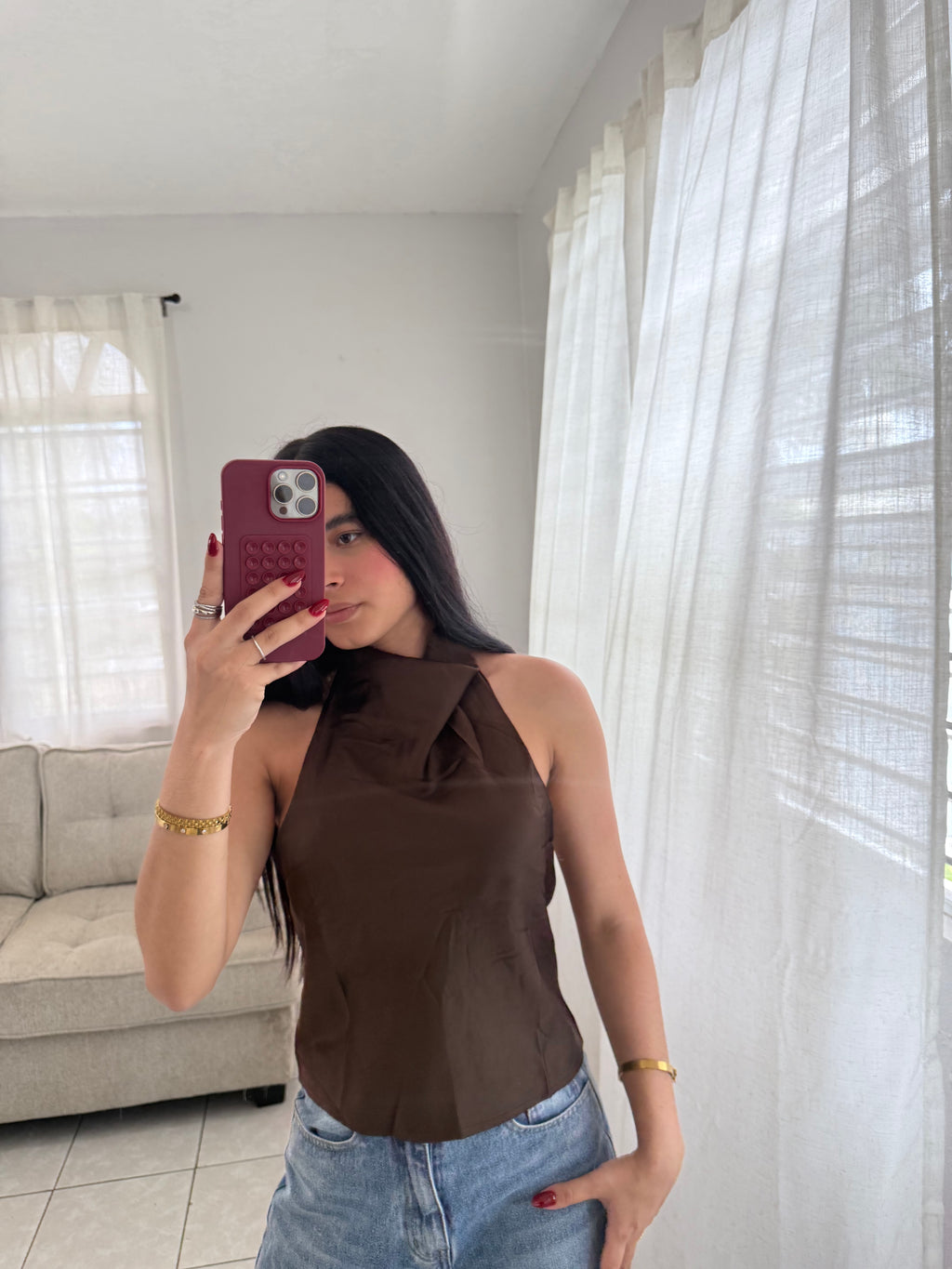Blusa Satin