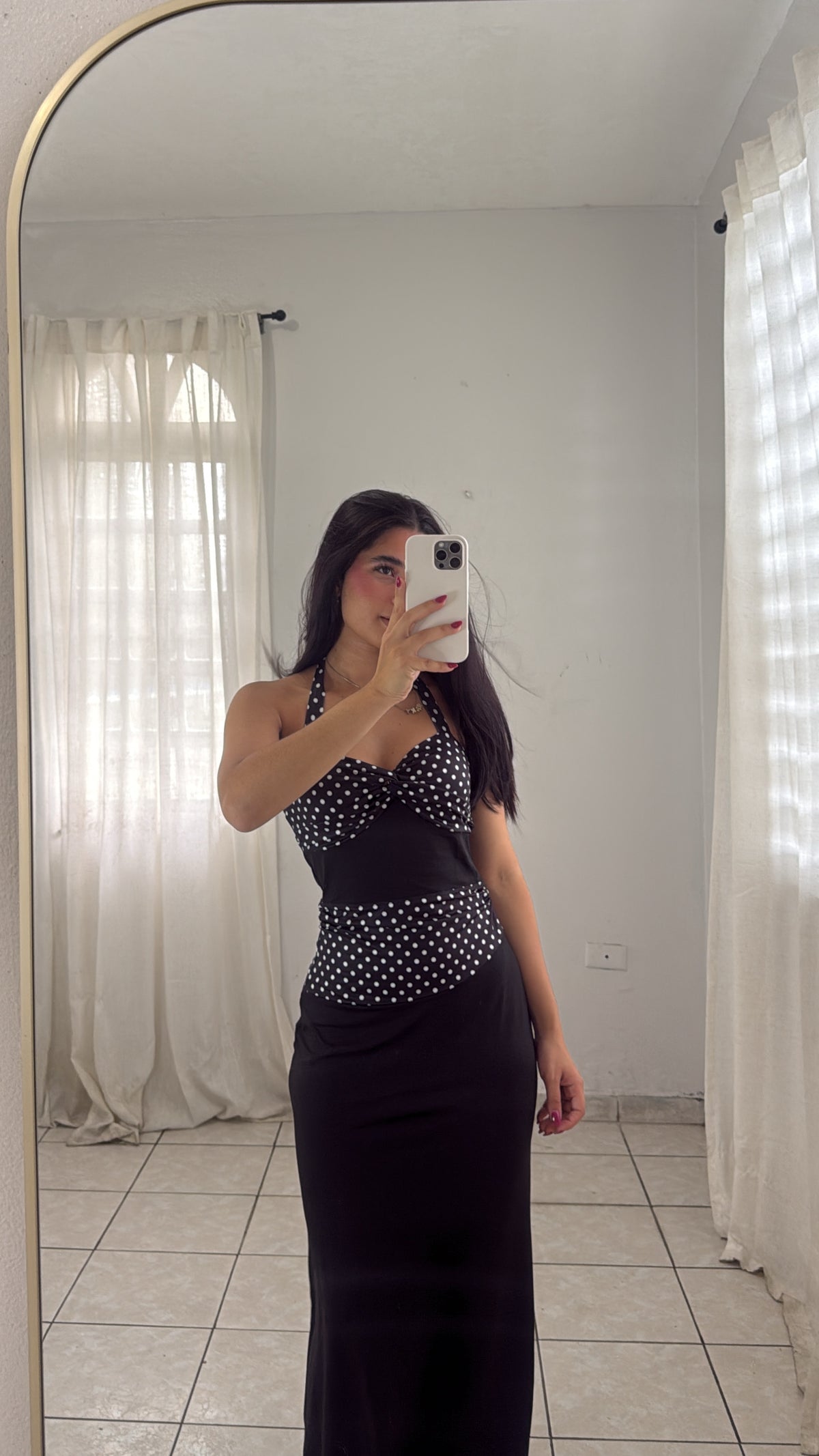 Black Polka Dress